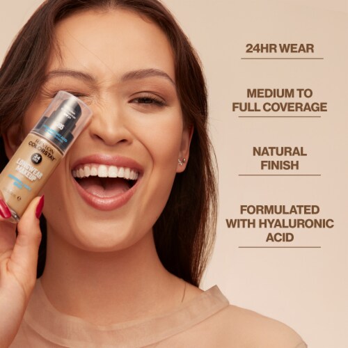 Revlon ColorStay Longwear Makeup Foundation For Normal/Dry Skin 370 Toast Perspective: left
