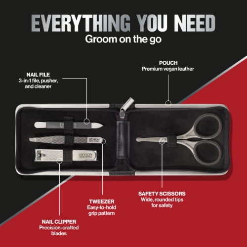 Revlon Men's Series Essential Grooming Kit Perspective: left