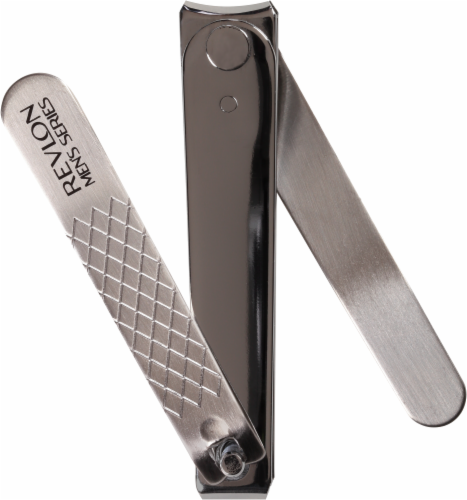 Revlon Men's Series Dual Ended Nail Clipper Perspective: left