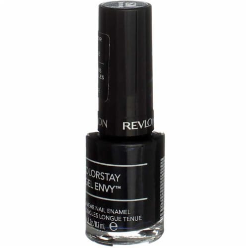 Revlon ColorStay Gel Envy Blackjack Nail Enamel Perspective: left
