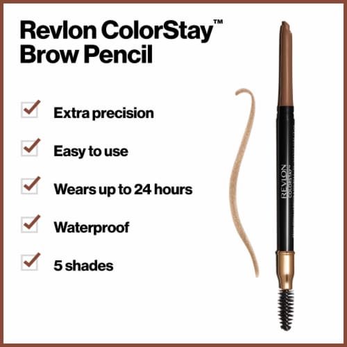 Revlon ColorStay Brow Pencil 210 Soft Brown Perspective: left