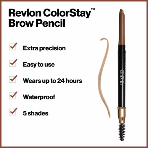 Revlon ColorStay Brow Pencil 210 Soft Brown Perspective: left