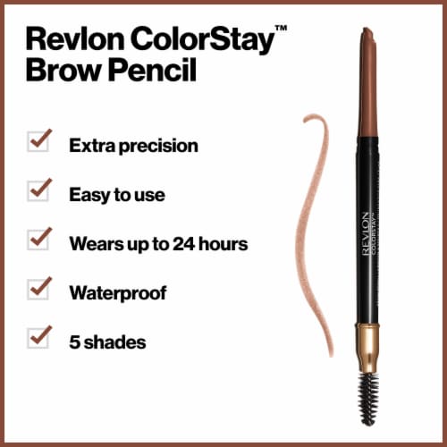 Revlon ColorStay Brow Pencil 215 Auburn Perspective: left