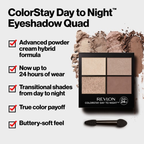 Revlon Colorstay 500 Addictive Eyeshadow Perspective: left