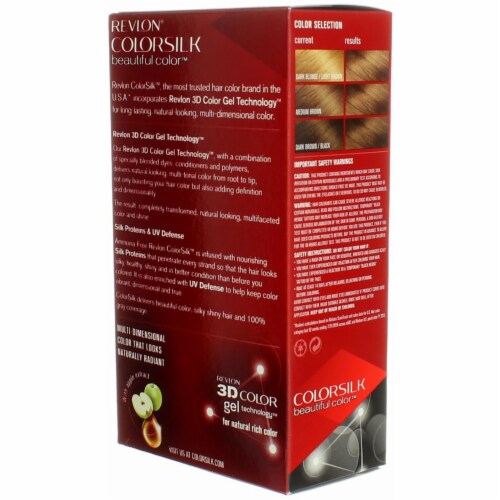 Revlon® Colorsilk 51 Light Brown Hair Color Perspective: left