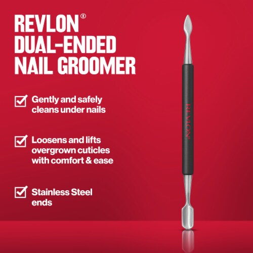 Revlon Expert Dual Ended Nail Groomer Perspective: left