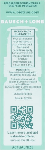 Bausch & Lomb Biotrue® Hydration Boost Lubricant Eye Drops Perspective: left