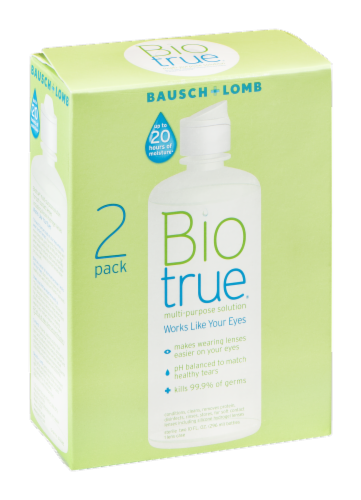 Bausch & Lomb Biotrue Multi Purpose Solution Twin Pack Perspective: left