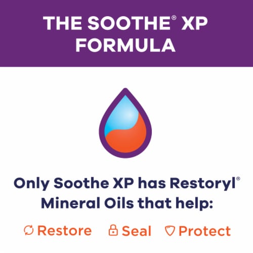 Soothe XP Eye Drops for Dry Eyes Xtra Protection Sterile Lubricating Eye Drops Perspective: left