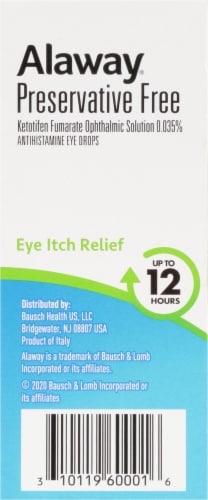 Bausch & Lomb Alaway® Antihistamine Eye Drops Perspective: left