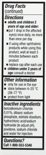 Advanced Eye Relief® Bausch + Lomb Olopatadine 0.2% Once Daily Drops Perspective: left