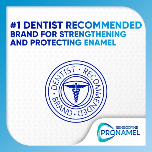 Sensodyne Pronamel Mineral Boost Whitening Enamel Toothpaste for Sensitive Teeth Perspective: left
