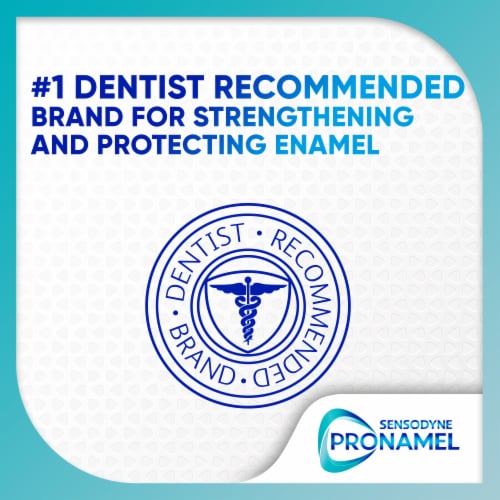 Sensodyne Pronamel Mineral Boost Enamel Peppermint Toothpaste Perspective: left