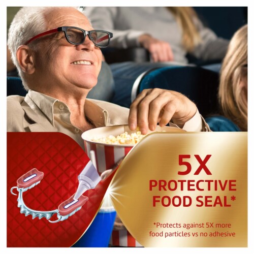 Poligrip Power Flavor Free Max Power Hold + Seal Denture Cream Perspective: left
