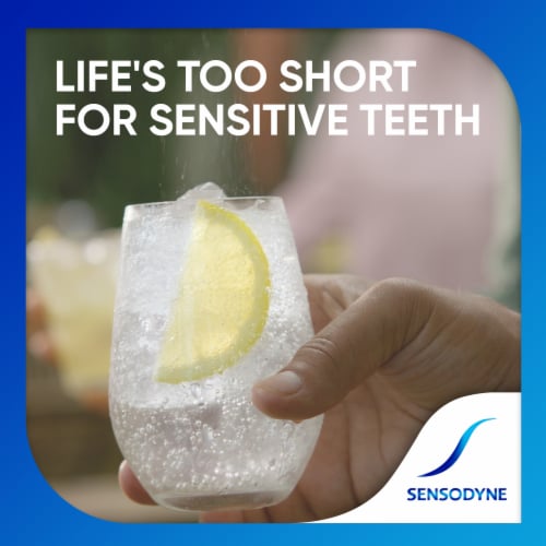 Sensodyne Repair and Protect Extra Fresh Toothpaste Perspective: left