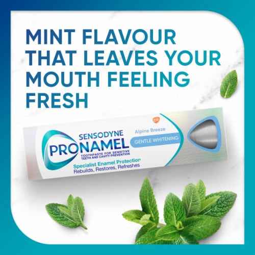 Sensodyne Pronamel Gentle Whitening Enamel Toothpaste Perspective: left