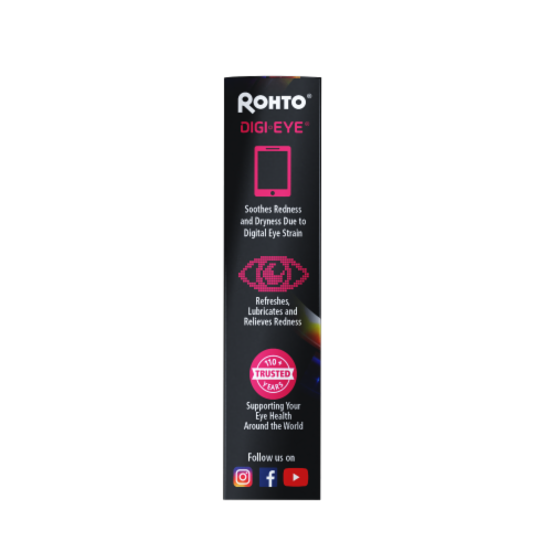 Rohto® Digi-Eye® Cooling Eye Drops Perspective: left