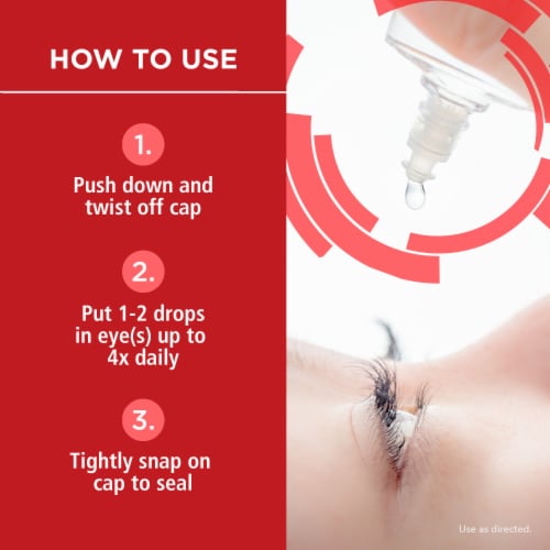 Rohto® Cool Max Strength Redness Relief Lubricating Cooling Eye Drops Perspective: left