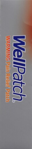 Wellpatch Warming Pain Relief Patch Large Perspective: left