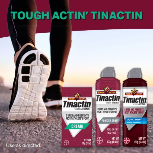 Tinactin® Toinaftate Deodorant Antifungal Powder Spray Perspective: left