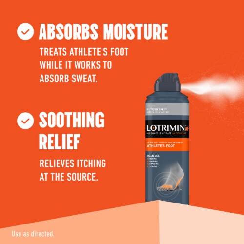 Lotrimin® AntiFungal Athlete's Foot Powder Spray Perspective: left