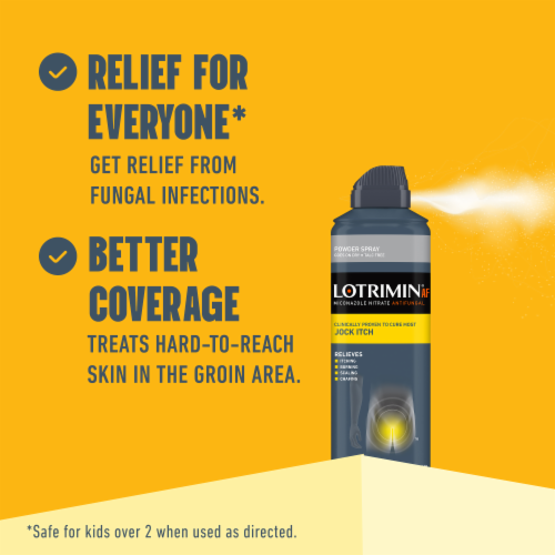 Lotrimin® Jock Itch Powder Spray Perspective: left