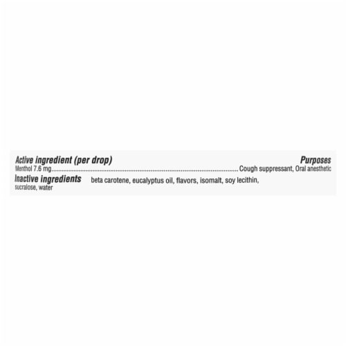 HALLS Relief Sugar Free Honey Lemon Flavor Cough Suppressant Drops Perspective: left