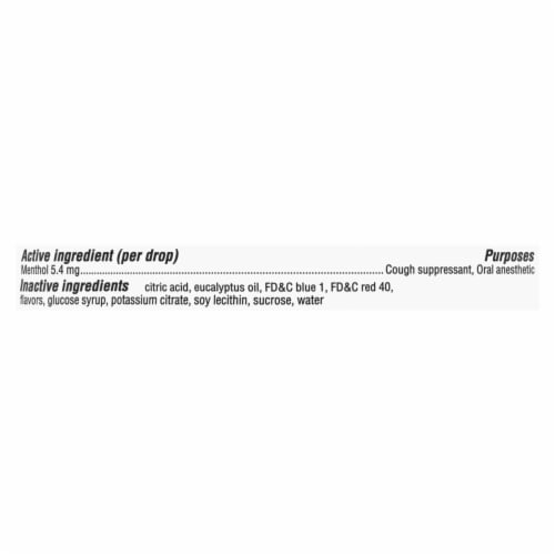 Halls Relief Mentho-Lyptus Cough Drops Perspective: left