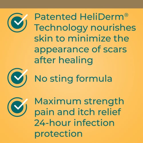 Neosporin + Pain Itch Scar Ointment Perspective: left