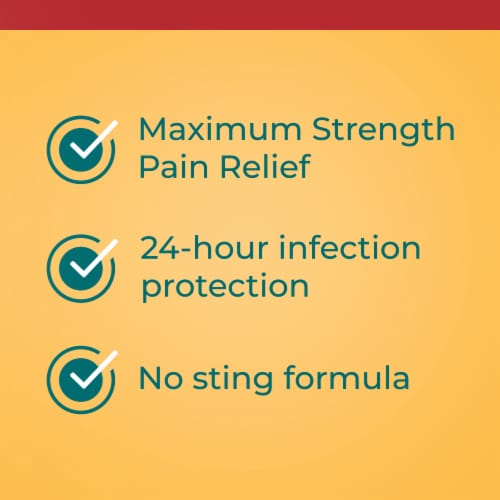 Neosporin Burn Relief & First-Aid Antibiotic Ointment Perspective: left