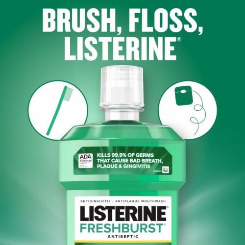 Listerine Freshburst Antiseptic Mouthwash Perspective: left