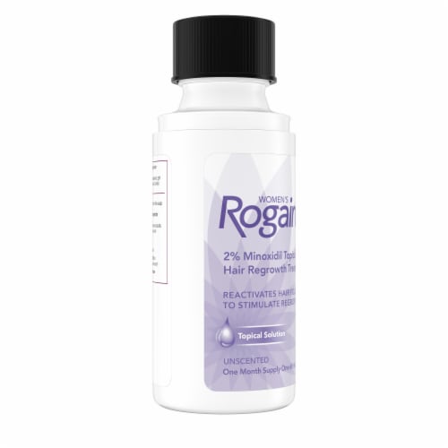Rogaine Women's® Unscented Hair Regrowth Treatment Perspective: left