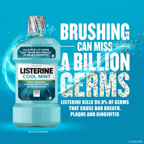 Listerine® Cool Mint Mouthwash Perspective: left