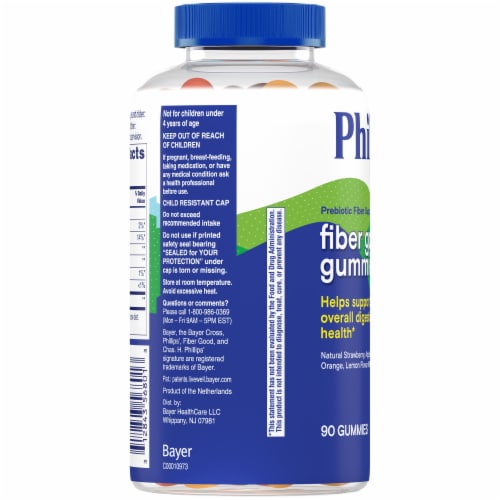 Phillips Daily Care Fiber Good Gummies Perspective: left