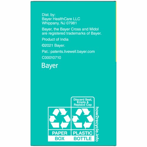 Midol Bloat Relief Caplets Perspective: left