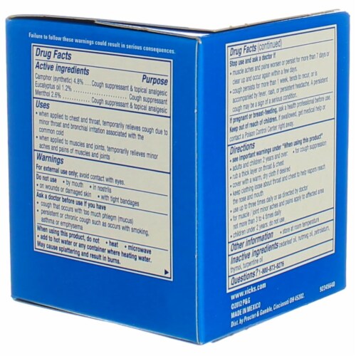 Vicks® VapoRub® Ointment Perspective: left