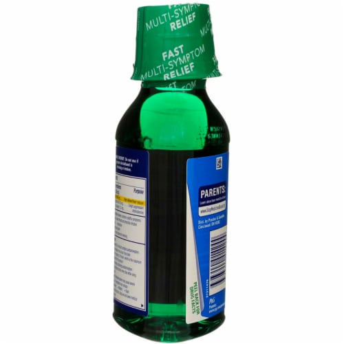 Vicks® NyQuil™ Cold & Flu Nighttime Relief Liquid Perspective: left