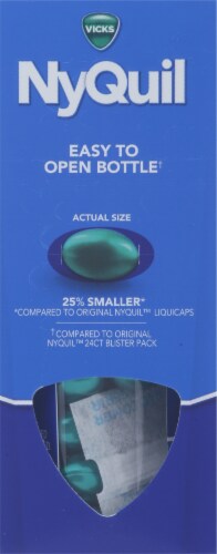 NyQuil™ Ultra Concentrated Cold & Flu Liquicaps™ Perspective: left