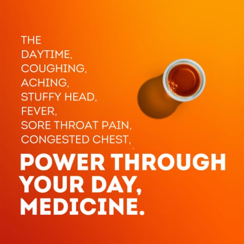 Vicks DayQuil Severe Cold and Flu Medicine Perspective: left