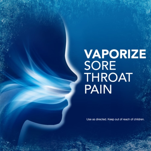 Vicks VapoCOOL Severe Medicated Sore Throat Drops Perspective: left