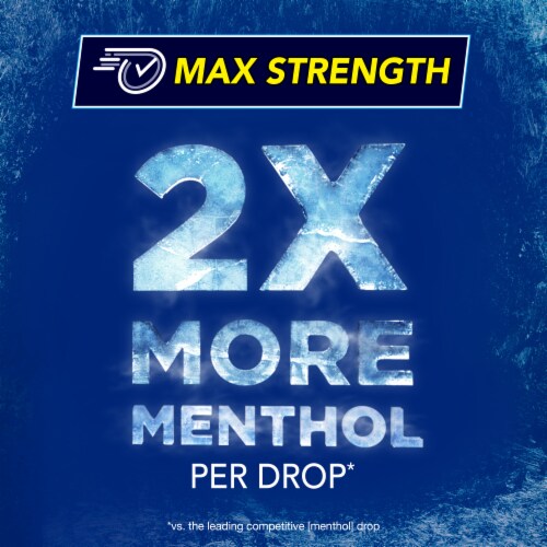 Vicks VapoCOOL Severe Medicated Sore Throat Drops Perspective: left