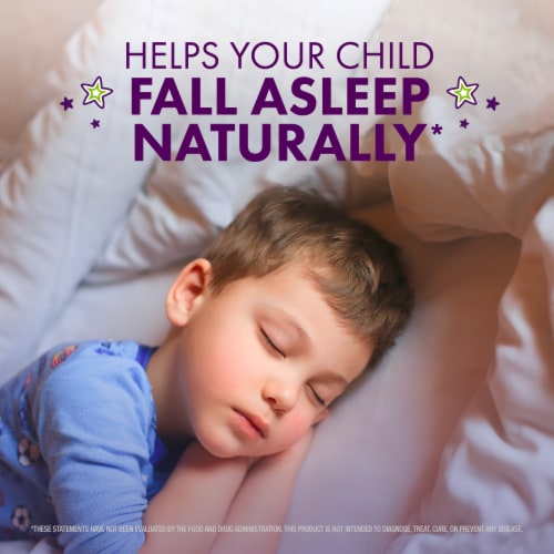 Vicks PURE Zzzs Kidz Sleep Aid Gummies Perspective: left