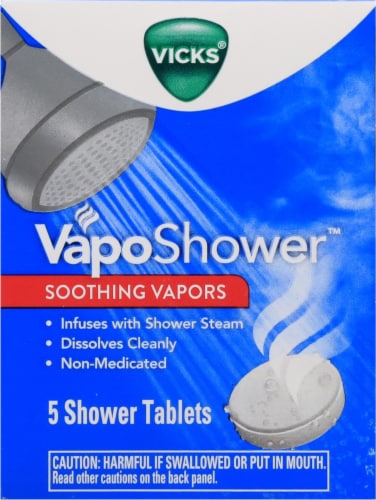 Vicks® VapoShower Soothing Vapors Shower Tablets Perspective: left