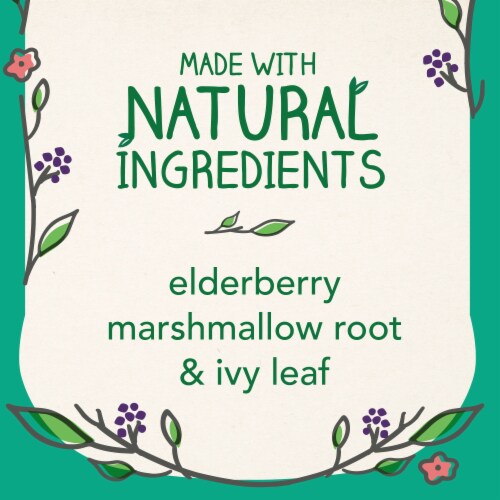 Vicks® Children’s Botanicals Berry Flavor Multi-Care Kids’ Cough Syrup Perspective: left