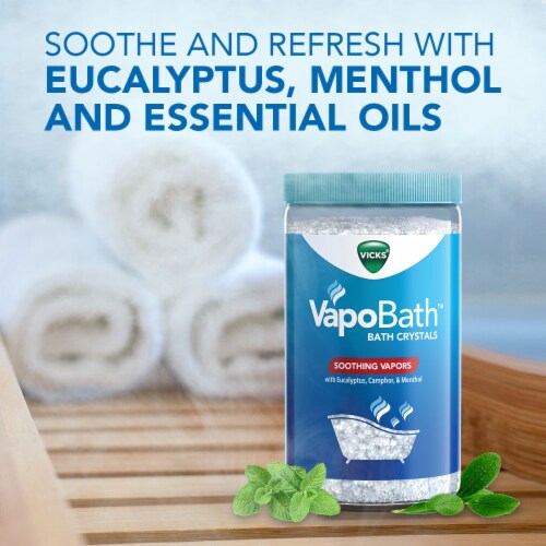 Vicks VapoBath Bath Crystals Perspective: left