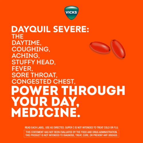 Vicks DayQuil & Super C Convenience Pack Perspective: left