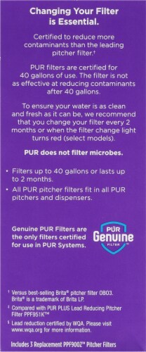 PUR® Pitcher Replacement Filters Perspective: left