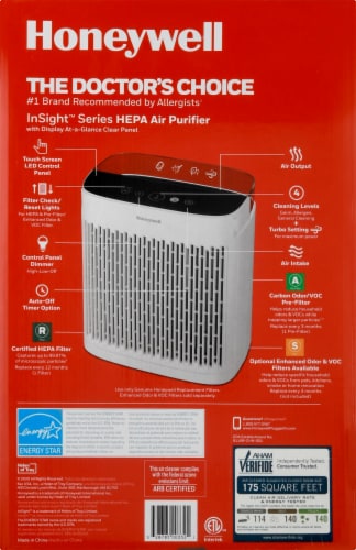 Honeywell Medium Room Air Purifier - Black Perspective: left