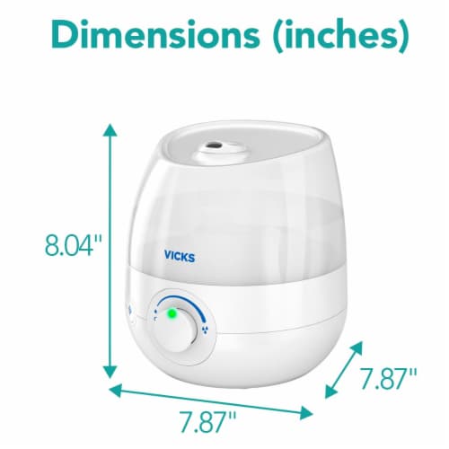 VICKS HALF GALLON ULTRASONIC REFRESH Perspective: left