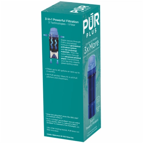 Pur® Plus 3-in-1 Water Filter Perspective: left